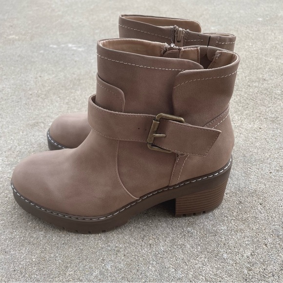 torrid Shoes - torrid tan booties size 8!